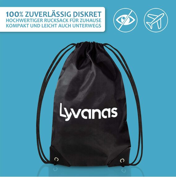 Lyvanas Einlauf Set Zur Darmreinigung (BPA- Und Phthalatfrei) - 2 Liter Klistier Set In Vollausstattung Für Alle Einläufe - Premium Reise Irrigator Set