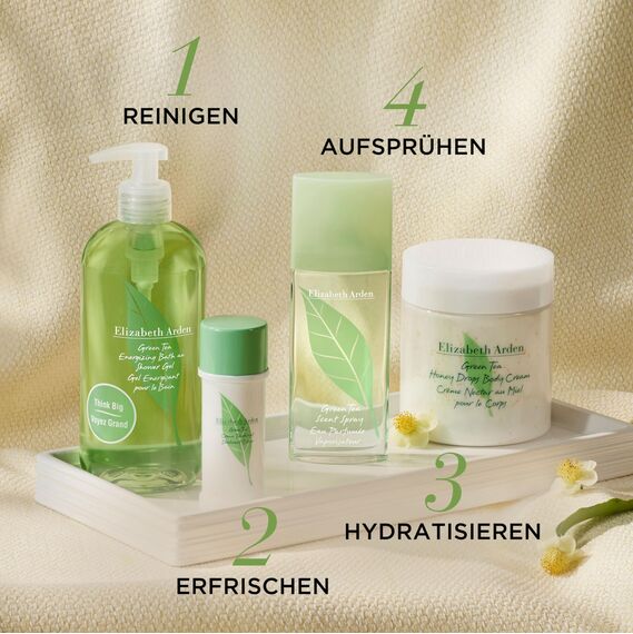 Elizabeth Arden Green Tea – Deodorant Creme, Deo Stick mit Tee-Extrakt & leichtem Zitrusduft, erfrischt die Haut, luxuriöse Körperpflege für Frauen, 40 ml