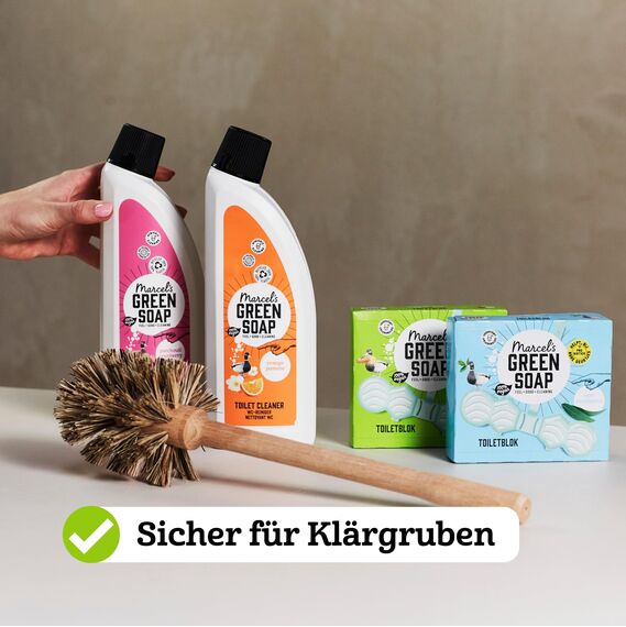 Marcel's Green Soap WC-Reiniger Patchouli & Cranberry – Toilettenreiniger ohne Chlor/Bleichmittel – entkalkend, gegen Urinstein – vegan & 98% biologisch abbaubar – 750 ml