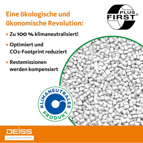 Müllbeutel DEISS FIRST PLUS weiß 85 L, 50 Stück