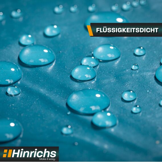 Hinrichs Müllsäcke 240L extra Stark - 15er Rolle - 100x125 cm - Extrem reißfeste Müllbeutel - Mülltüten aus Recycling LDPE - Blaue Säcke - Abfallsäcke für Garten, Haushalt & Baustelle