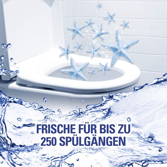 Cillit Bang Blue Wave 6 WC Blauspüler, Duopack Ozean Frische, 3er Pack (3 x 2 Stück)