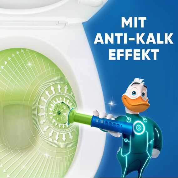 WC-Ente Frische-Siegel Nachfüller, körbchenloser WC-Reiniger, WC Duft, Lime, 2 Nachfüller (2 Stück)