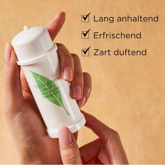 Elizabeth Arden Green Tea – Deodorant Creme, Deo Stick mit Tee-Extrakt & leichtem Zitrusduft, erfrischt die Haut, luxuriöse Körperpflege für Frauen, 40 ml
