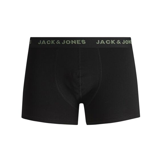 Jack & Jones Herren JACBASIC Trunks 7 Pack NOOS 12165587, Black/Black - Black - Black -, XXL