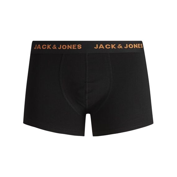 Jack & Jones Herren JACBASIC Trunks 7 Pack NOOS 12165587, Black/Black - Black - Black -, XXL
