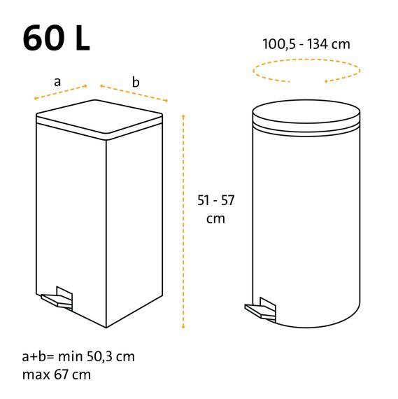 Swirl Reißfest & Dicht Fixierband Müllbeutel 60 l (4 x 10 Beutel), tropfsichere Müllsäcke für den Hausmüll, reißfeste Mülltüten für sicheren Halt am Mülleimer