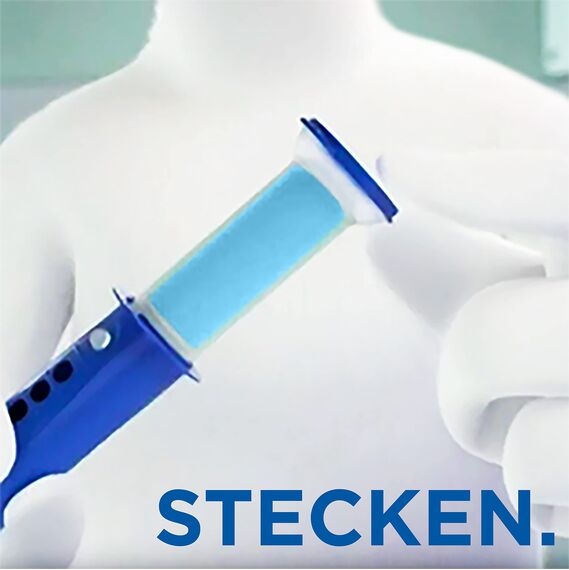 WC-Ente Frische-Siegel Nachfüller, körbchenloser WC-Reiniger, WC Duft, Ocean Wave, 3 x 2 Nachfüller (6 Stück)