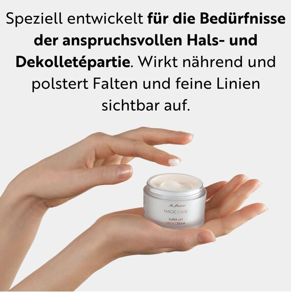 M. Asam MAGIC CARE Super Lift Neck Creme (50 ml) – Feuchtigkeitscreme mit sofort glättender Pflege für Hals- & Dekolleté, spendet intensiv Feuchtigkeit & pflegt die Haut geschmeidig, Anti-Aging