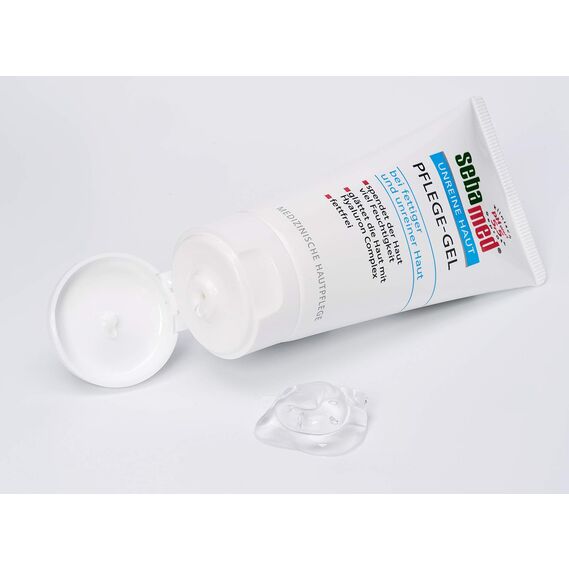 sebamed Unreine Haut Pflege-Gel, glättet die Haut mit Hyaluron Complex, beruhigt und pflegt die unreine und fettige Haut, Inhalt 50 ml (2er Pack)