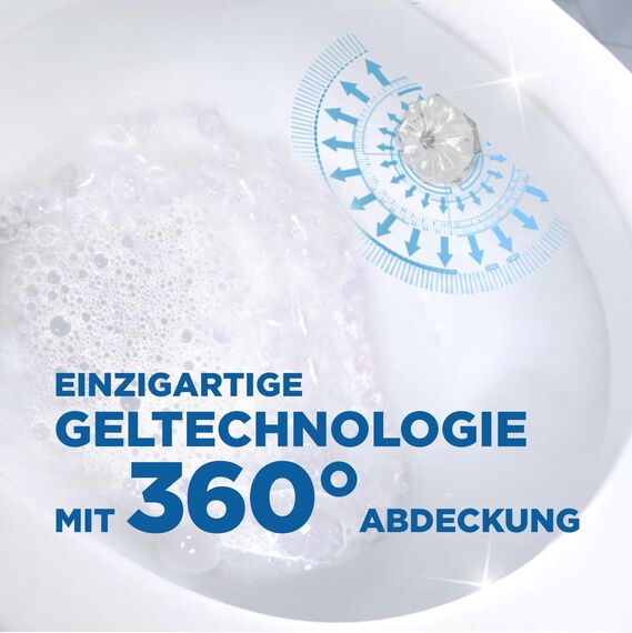 WC-Ente Frische-Siegel Nachfüller, körbchenloser WC-Reiniger, WC Duft, Eukalyptus, 2 Nachfüller (2 Stück)