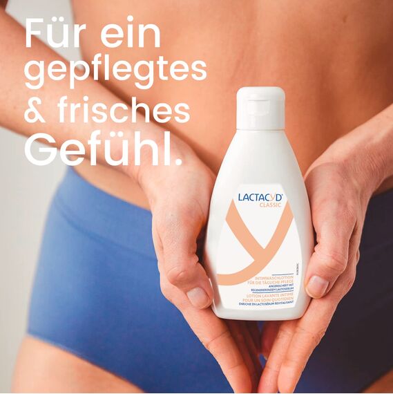 Lactacyd Classic - sanfte Intimwaschlotion mit ausgeglichenem pH-Wert - für normale Haut - schützt das natürliche Gleichgewicht des Intimbereichs der Frau - 1 x 200 ml (Packung mit 2)