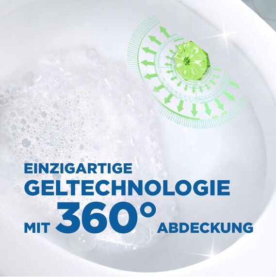 WC-Ente Frische-Siegel Starter-Set (inkl. 1 Nachfüller), körbchenloser WC-Reiniger, Limone Duft, 36 ml