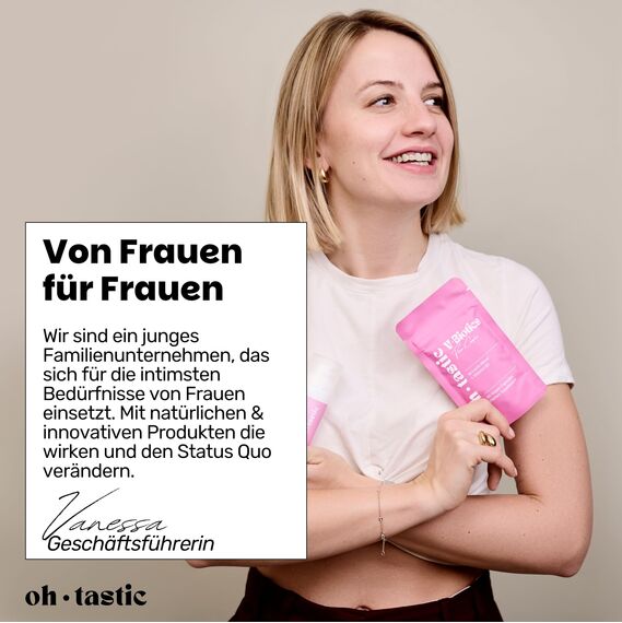 Natürliche Vaginal Creme gegen Scheidentrockenheit, Juckreiz & Irritationen im Intimbereich - Beruhigende Feuchtcreme mit Milchsäure & pH-Wert angepasst, Intimpflege Damen Wundcreme (50ml)