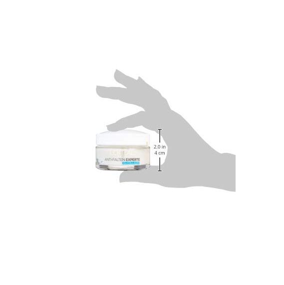 L'Oréal Paris Feuchtigkeitspflege für das Gesicht, Pflegende Anti-Aging Creme mit Kollagen Biosphären, Mildert Fältchen und spendet 24H Feuchtigkeit, Anti-Falten Experte 35+, 1 x 50ml (Packung mit 2)