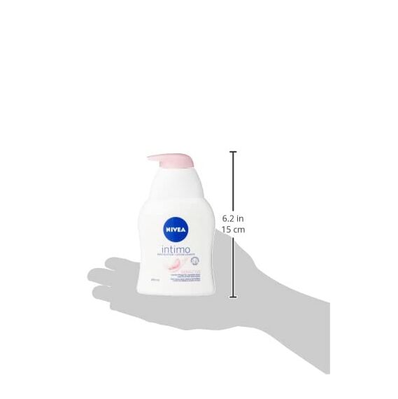 NIVEA Intimo Waschlotion Sensitive (250 ml), Intim Waschgel mit Milchsäure, Kamillenextrakt und Panthenol, Intim Waschlotion für sensible Haut (Packung mit 4)