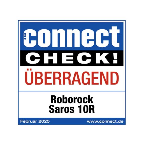 roborock Saros 10R Saugroboter mit Wischfunktion&angebbarem Wischmopp, 22,000 Pa, 7,98cm Ultra-Slim Design, StarSight System 2.0, Zero-Tangle System