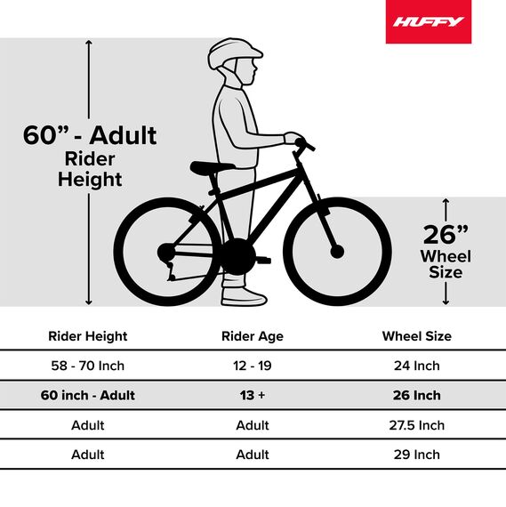 Huffy Korros Mountainbike 26" - Blau 21-Gang