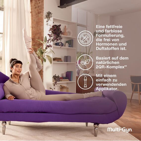 Multi-Gyn FloraBalance - Vaginalgel mit Milchsäure - Wiederherstellung, Stärkung & Schutz der Intimflora* - Optimiert den vaginalen pH-Wert - klinisch erwiesen - 50ml