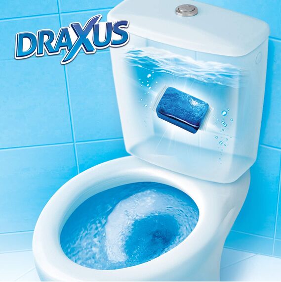 DRAXUS 30x Spülkasten Tabs I Wasserkastenwürfel für den Spülkasten im Vorratspack I WC Tabs färben das Wasser blau I Sorgen für Frische und Sauberkeit (2x Spar-Set)