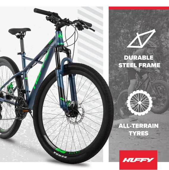 Huffy Korros Mountainbike 26" - Blau 21-Gang
