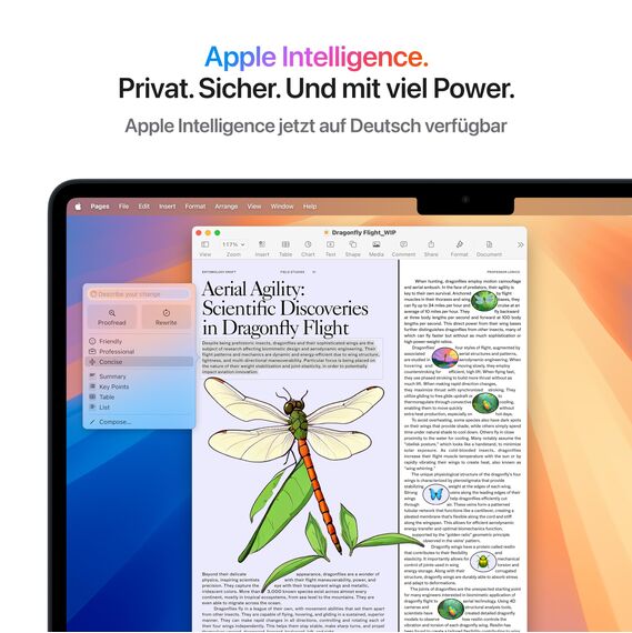 Apple MacBook Air (13", Apple M4 Chip mit 10‑Core CPU und 8‑Core GPU, 16GB Gemeinsamer Arbeitsspeicher, 256 GB) - Mitternacht