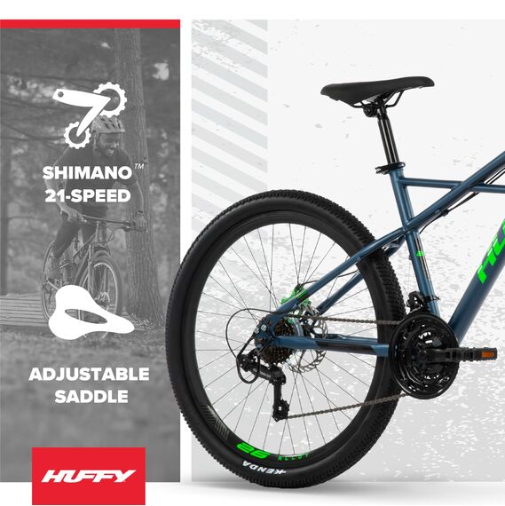 Huffy Korros Mountainbike 26" - Blau 21-Gang