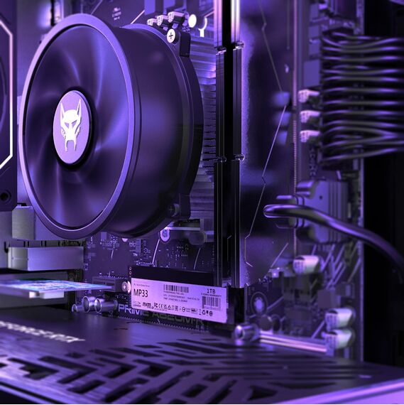 BEASTCOM Q5 | Pro Gaming PC | AMD Ryzen 9 5900X 12X 4,80GHz 24 Threads | RTX 3050 4GB | 32GB RAM | 1TB NVMe SSD | 27" LED Monitor + Tastatur-Set | WiFi 5 | Win 11