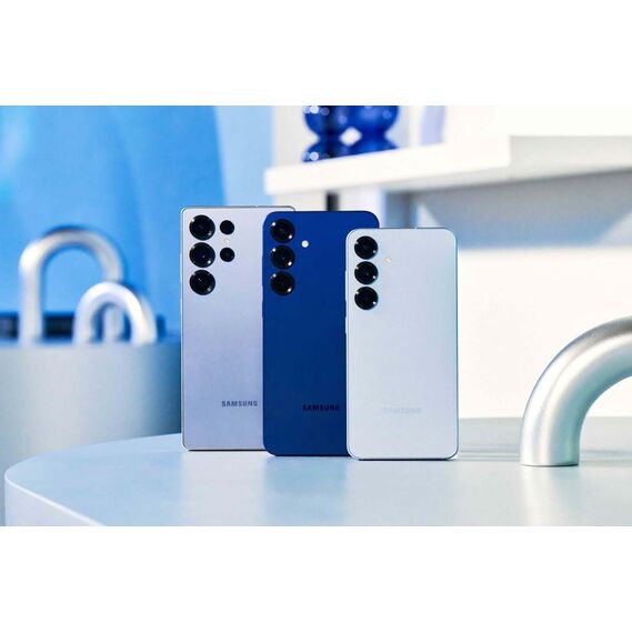 Samsung Galaxy S25 AI Smartphone mit Galaxy AI, Ohne Vertrag, Handy mit Android, 12 GB RAM, 128 GB Speicher, 50-MP-Kamera, Navy, 3 Jahre Herstellergarantie [Exklusiv auf Amazon]