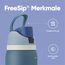 Owala FreeSip Isolierte Edelstahl Trinkflasche mit Strohhalm, 945 ml – BPA-frei, optimal für Sport, Fitness, Outdoor und Reisen, Denim