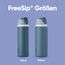 Owala FreeSip Isolierte Edelstahl Trinkflasche mit Strohhalm, 945 ml – BPA-frei, optimal für Sport, Fitness, Outdoor und Reisen, Denim