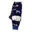XINYUNZU Kinder Thermohose Gefütterte Hose Winterhose Kuschel Jogginghose Warm Thermo Leggings Elastische Taille Sporthose Warme Hosen für Jungen und Mädchen Blau 140