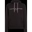 Tommy Hilfiger Herren Hoodie Core Tommy Logo mit Kapuze, Schwarz (Jet Black), XS