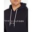 Tommy Hilfiger Herren Hoodie Core Tommy Logo mit Kapuze, Blau (Sky Captain), XL