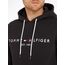 Tommy Hilfiger Herren Hoodie Core Tommy Logo mit Kapuze, Schwarz (Jet Black), M