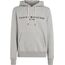 Tommy Hilfiger Herren Hoodie Core Tommy Logo mit Kapuze, Grau (Cloud Heather), XL