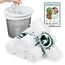 Biomüllbeutel Kleiner Biologisch Abbaubarer Müllsäcke 20 Liter Bin Bags 100Pcs 100% Recycled, Tough, Degradable, Compost Trash Rubbish Bags for Household, Toilet, Bedroom, Office, Kitchen Food Waste