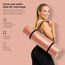 MSPORTS Gymnastikmatte Premium inkl. Tragegurt + Übungsposter + Workout App I Hautfreundliche Fitnessmatte 190 x 60 x 1,5 cm - Peach - Phthalatfreie Yogamatte