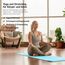 MSPORTS Gymnastikmatte Premium inkl. Tragegurt + Übungsposter + Workout App I Hautfreundliche Fitnessmatte 190 x 80 x 1,5 cm - Aquamarin - Phthalatfreie Yogamatte