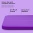 MSPORTS Gymnastikmatte Premium inkl. Tragegurt + Übungsposter + Workout App I Hautfreundliche Fitnessmatte 190 x 80 x 1,5 cm - Violett - Phthalatfreie Yogamatte