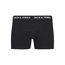 JACK& JONES Boxershorts 7er-Pack Basic Trunks Kurze Unterhosen Logo Print Design JACBASIC, Farben:Schwarz-3, Größe Hosen:S