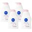 NIVEA Intimo Waschlotion Sensitive (250 ml), Intim Waschgel mit Milchsäure, Kamillenextrakt und Panthenol, Intim Waschlotion für sensible Haut (Packung mit 4)