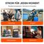 Jackery 2000 v2 Tragbare Powerstation mit 2 * 200W Solarpanel, 2042Wh Solargenerator mit 2200W Ausgang, LiFePO4 Batterie Schnellladung für Camping, Wohnmobil, Off-Grid